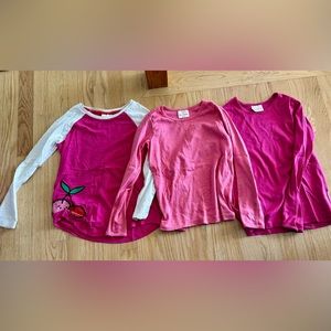 Girls Hannah Anderson Long Sleeve Shirts (pack of 3)